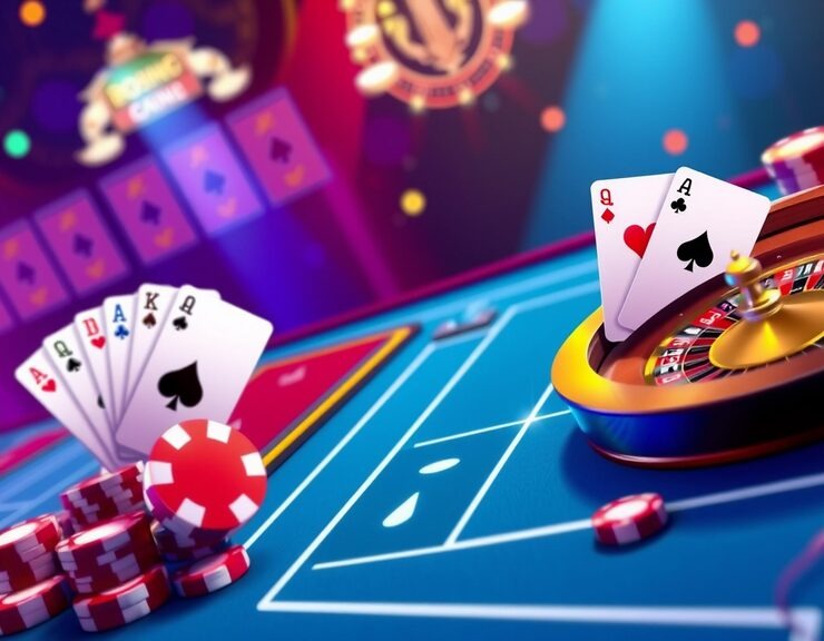 Mobile app interface showing live games and account dashboard